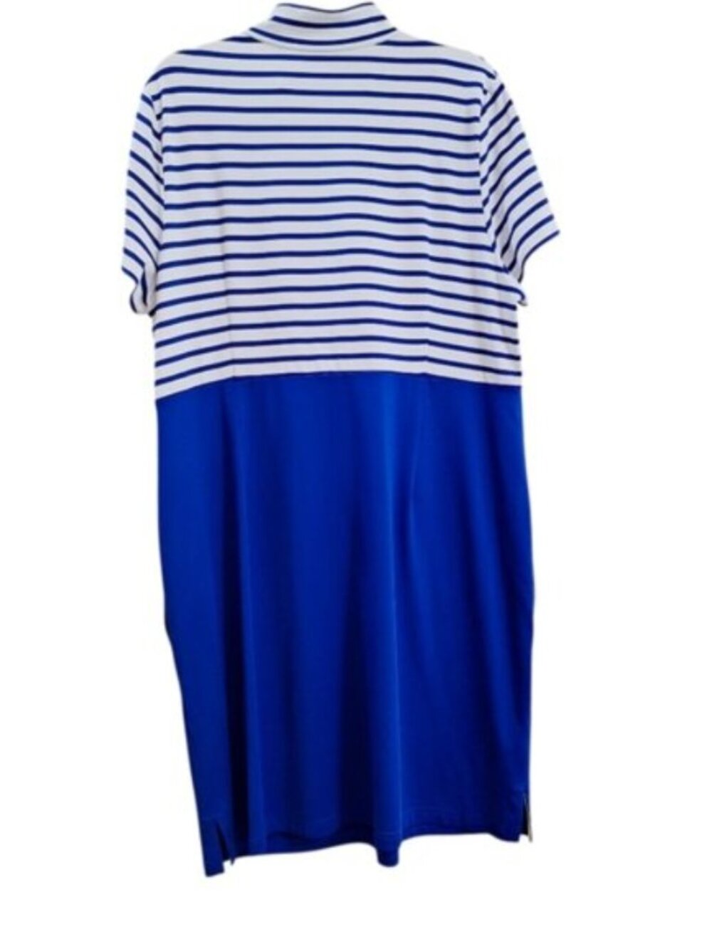 Zenergy by Chicos Golf Dress Blue and White Stripes with Pockets XL - Picture 4 of 10